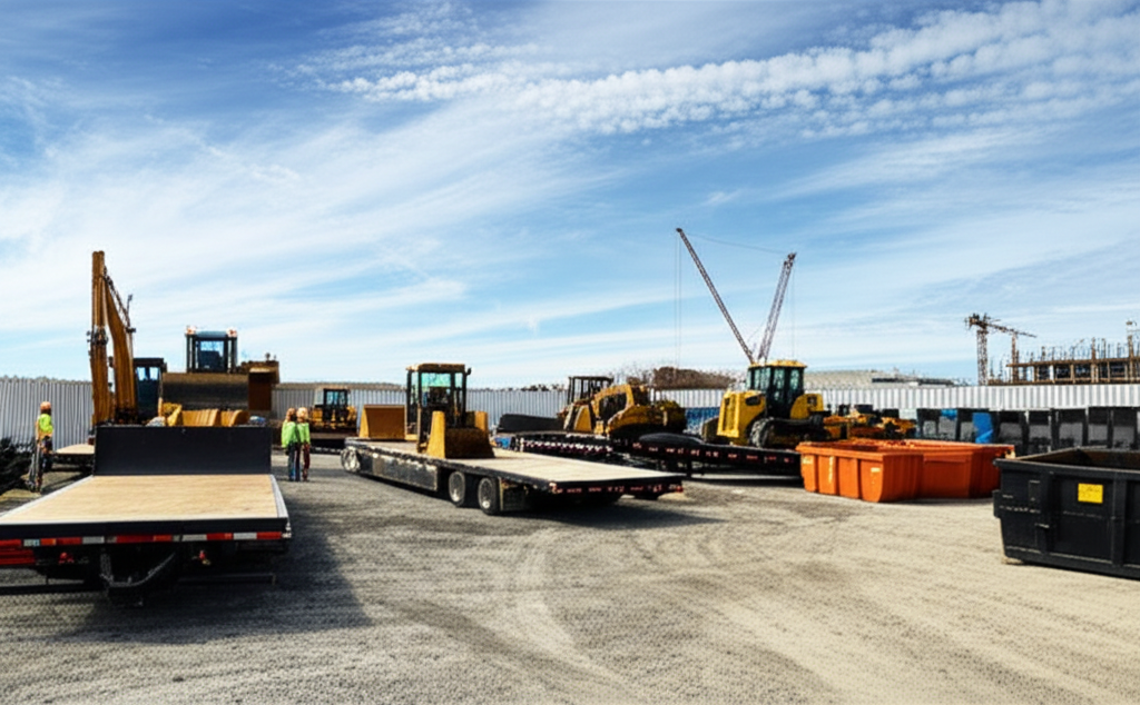 Trailer and dumpster rental operations